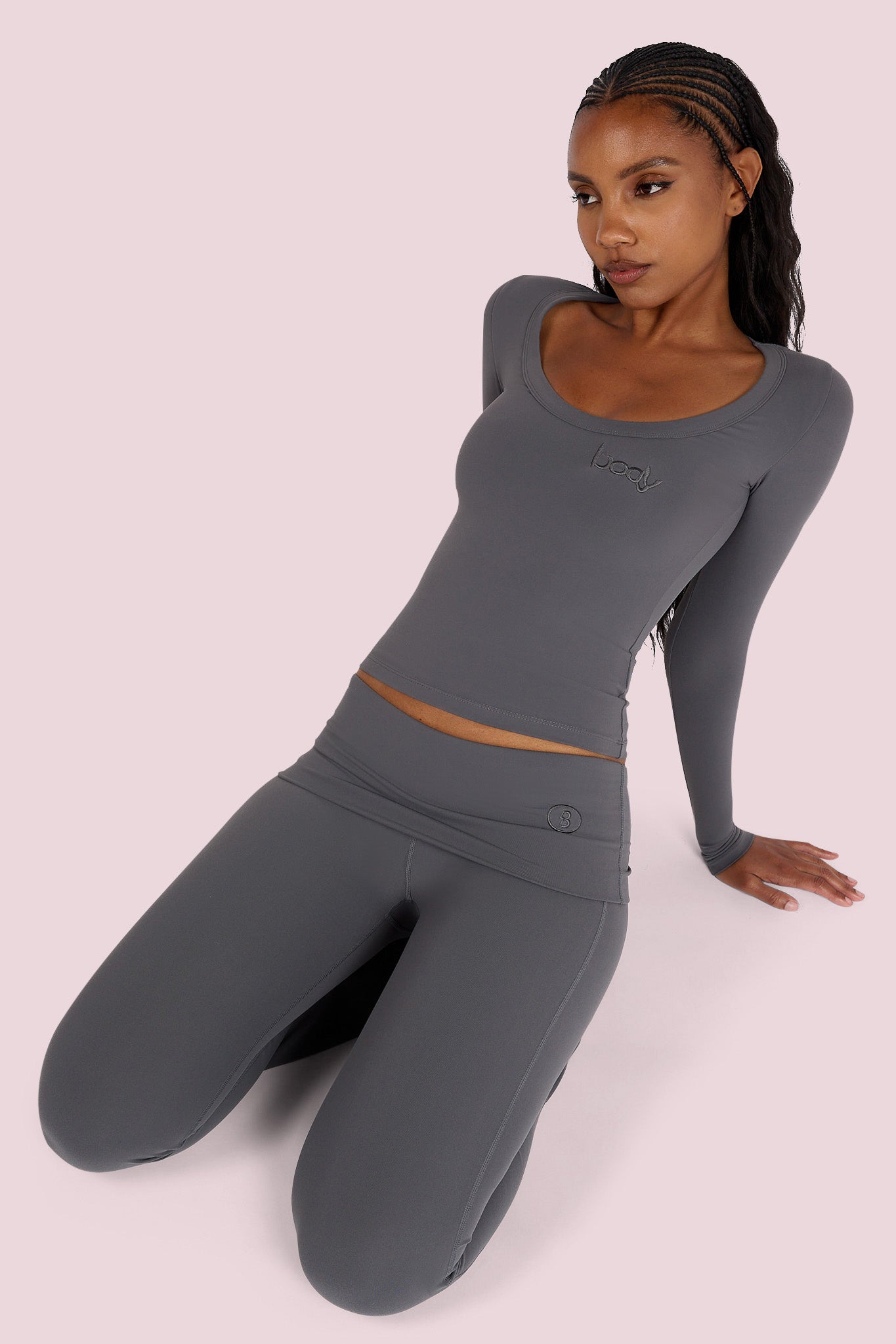 YOGA PANTS (CHARCOAL)