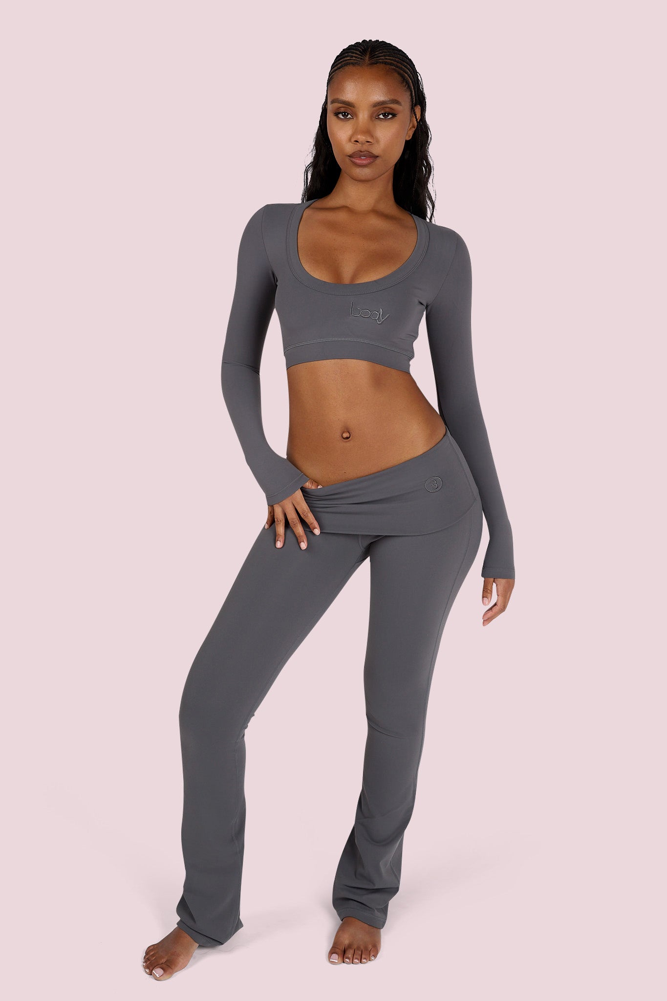 YOGA PANTS (CHARCOAL)