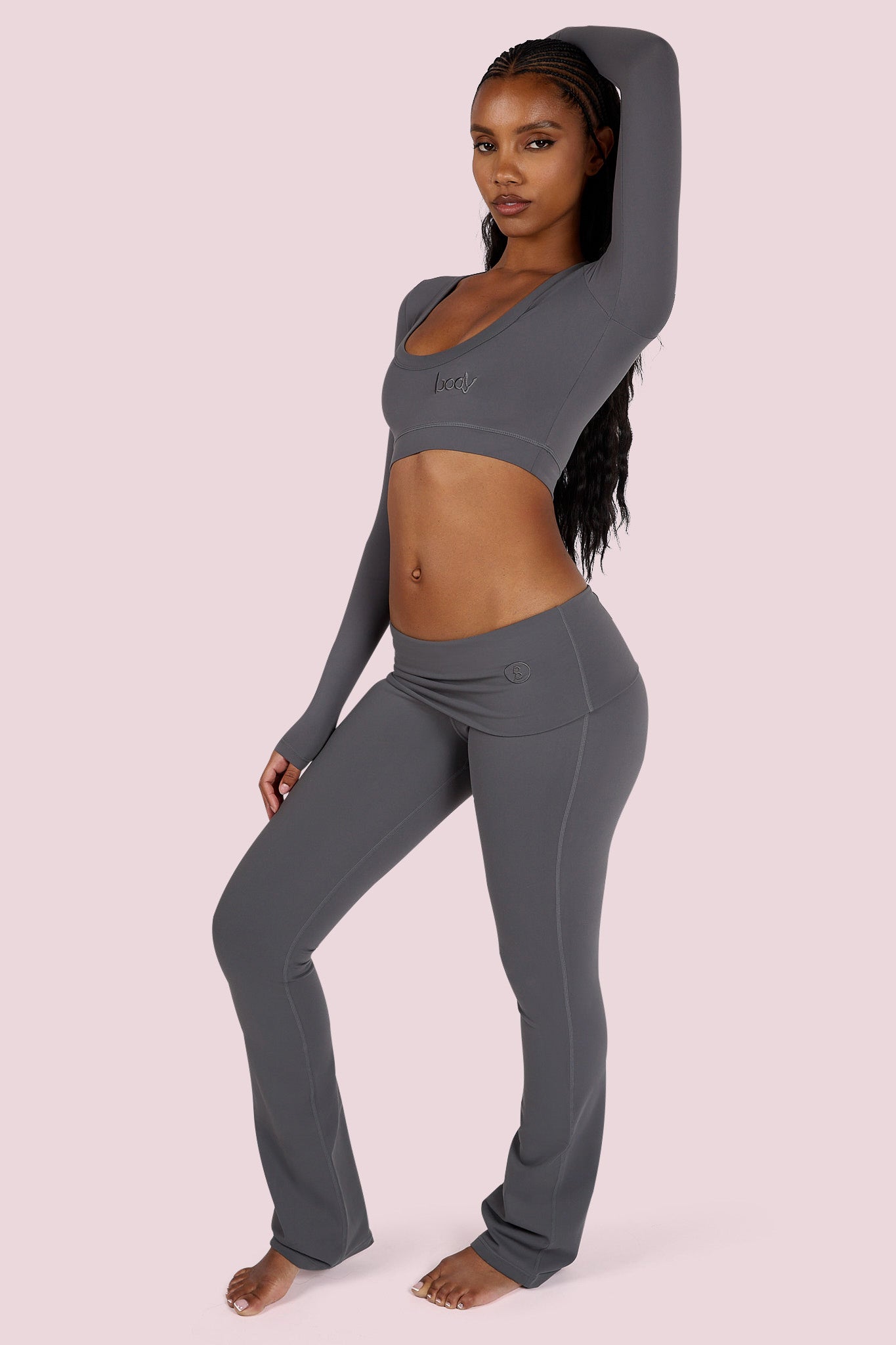 YOGA PANTS (CHARCOAL)