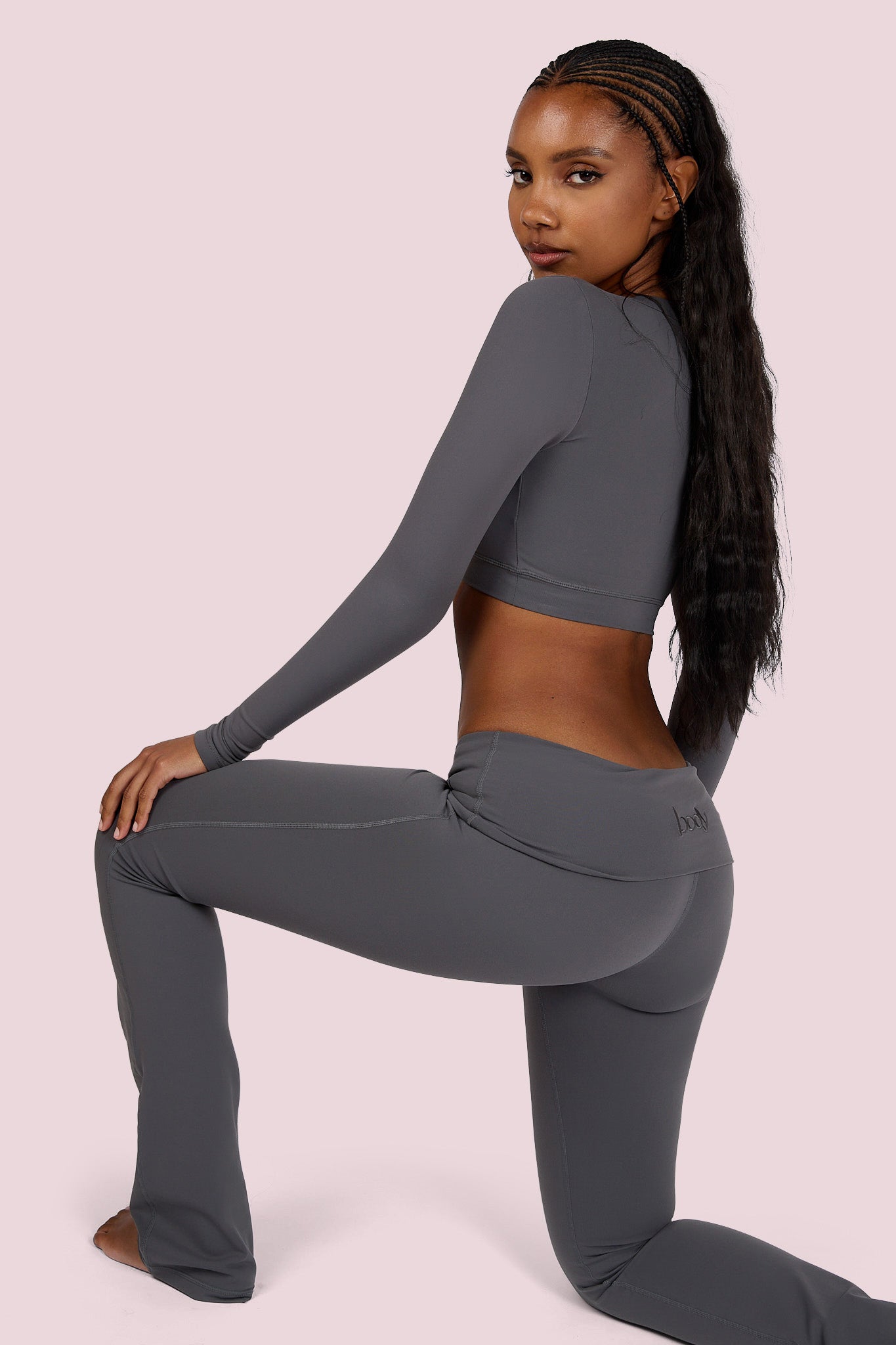 YOGA PANTS (CHARCOAL)
