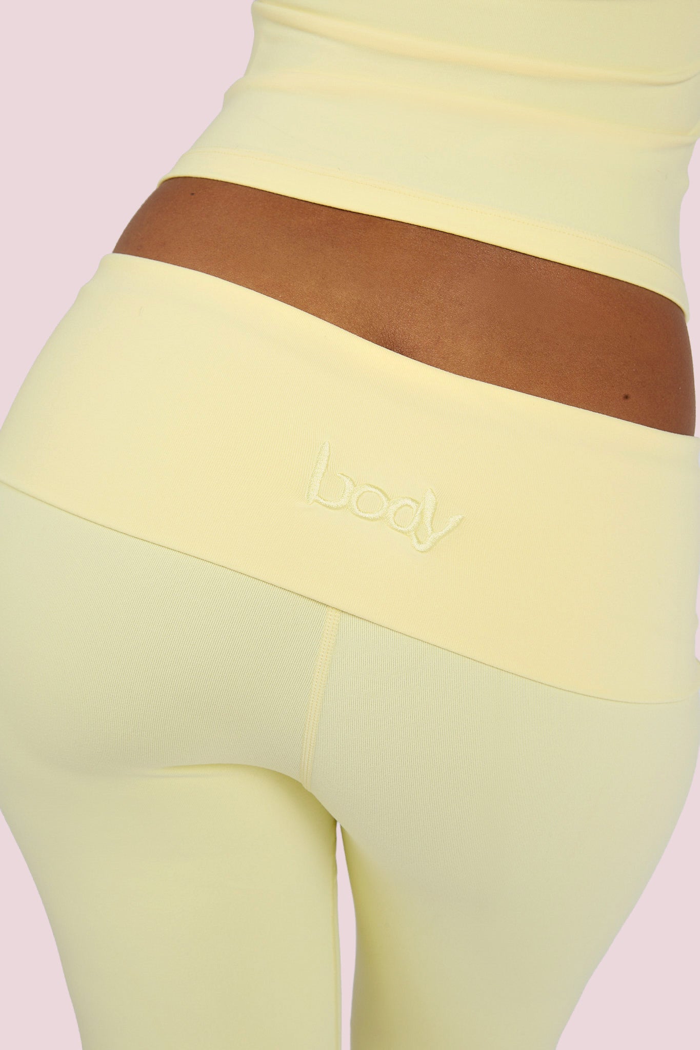 YOGA PANTS (LEMON YELLOW)