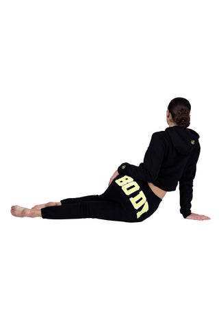 BACKSHOT SWEATPANTS (BLACK/YELLOW)