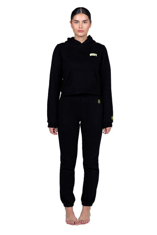 BACKSHOT SWEATPANTS (BLACK/YELLOW)