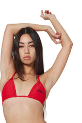 ITTY BITTY MICRO MINI TOP - RED/BLACK