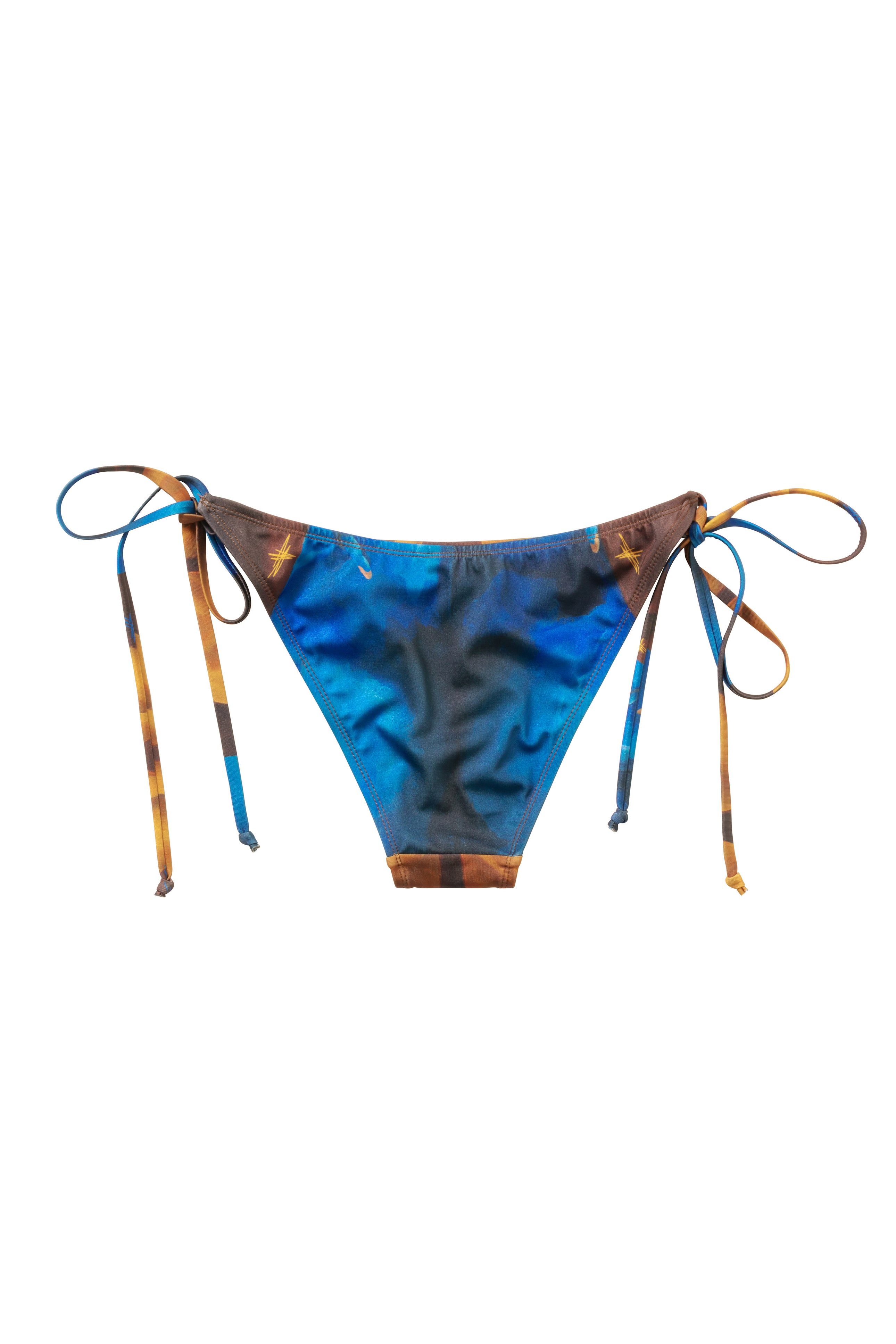 ATHENA BIKINI BOTTOMS (BLUE/GOLD)