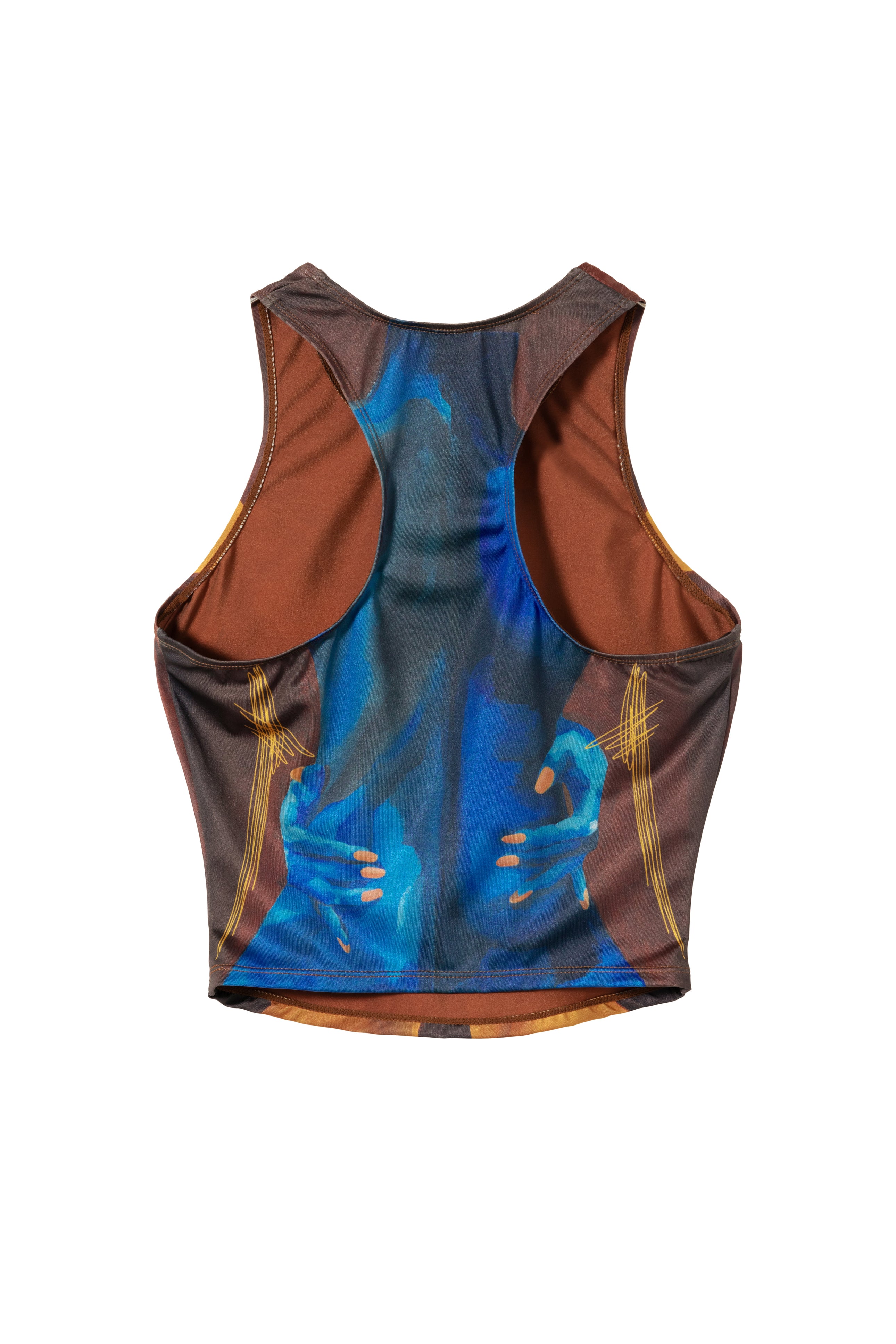 HERA TANKINI (BLUE/GOLD)