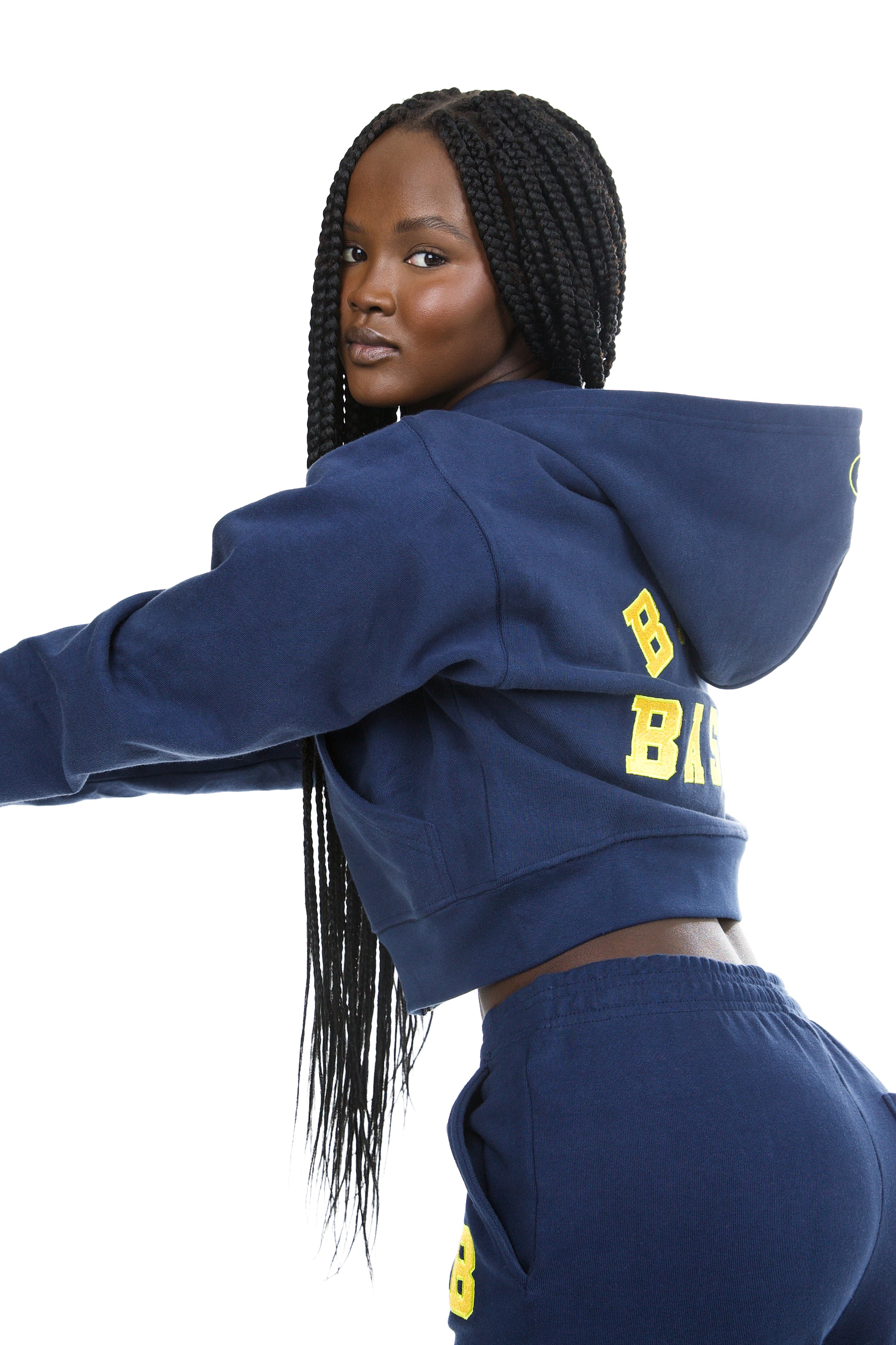 BODY UNIVERSITY HOODIE (NAVY)