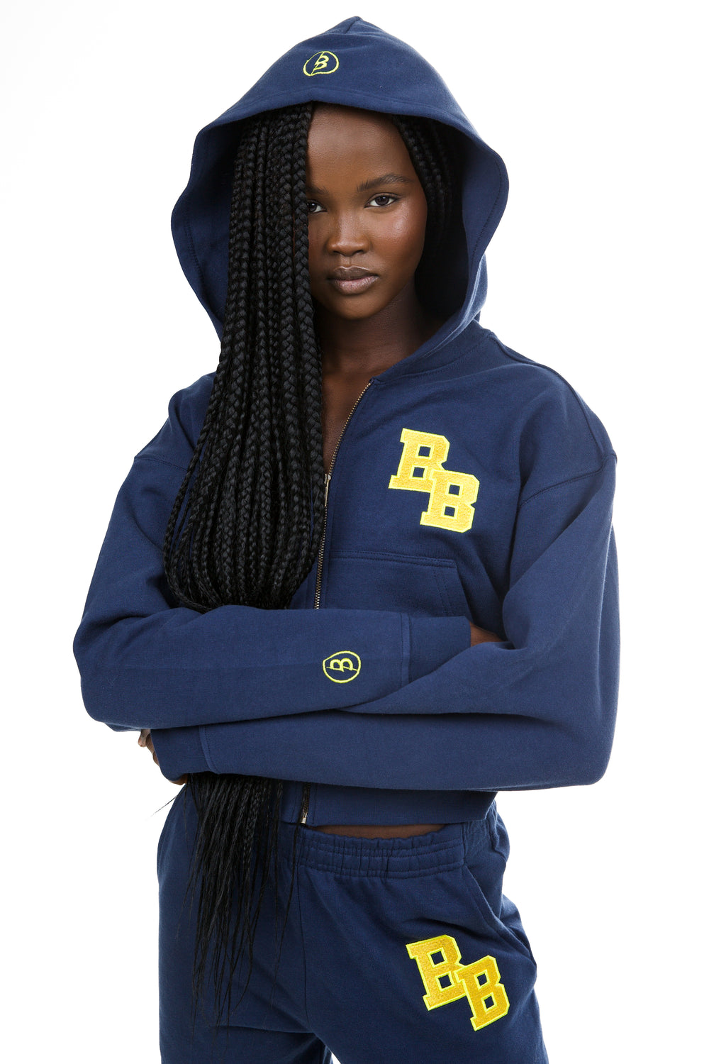 BODY UNIVERSITY HOODIE (NAVY)