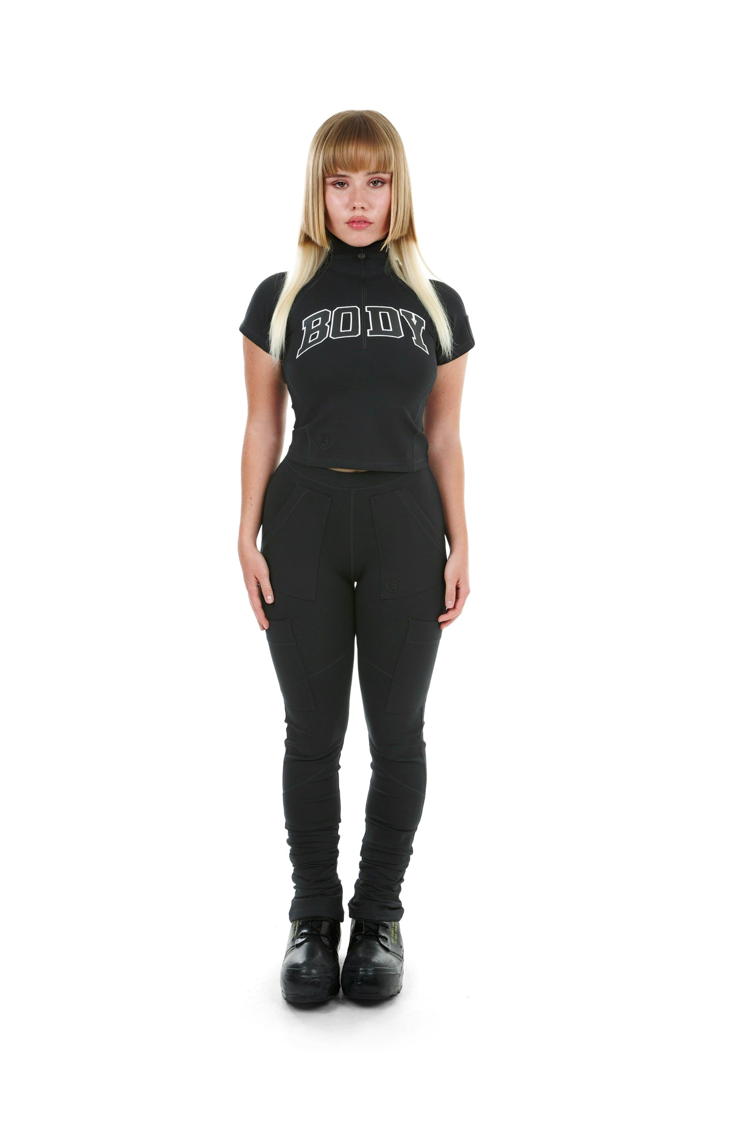 CAMP CARGO LEGGINGS (BLACK)