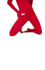 BODY LOVE LEGGINGS (RED)